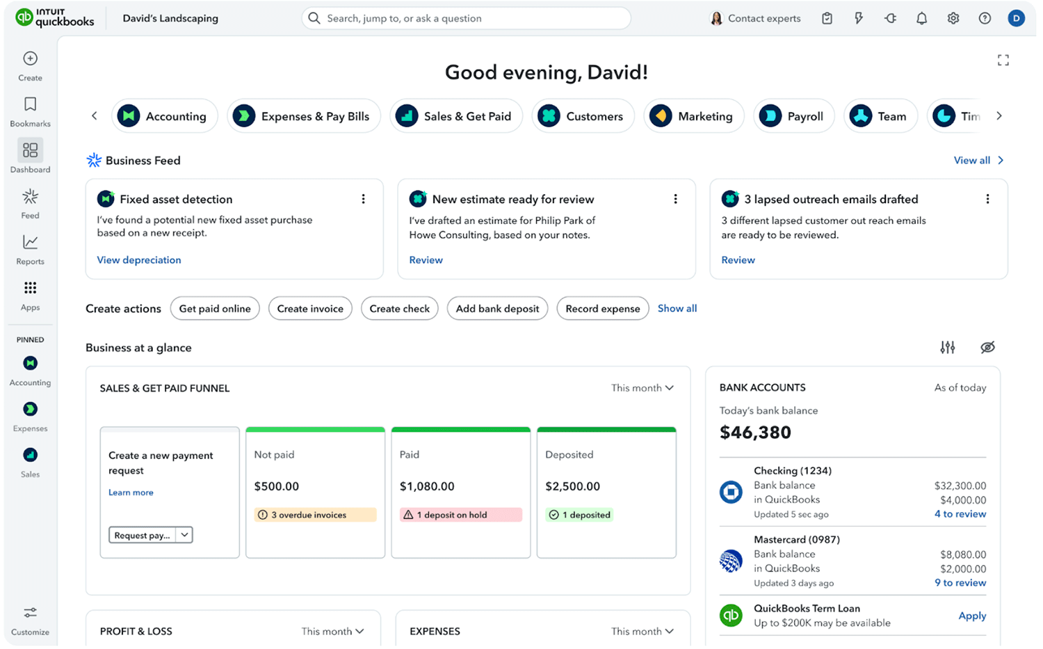 Image of AI agents on QuickBooks