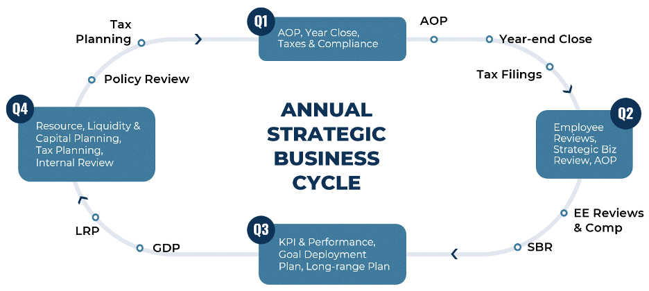 Annual strategic business cycle
