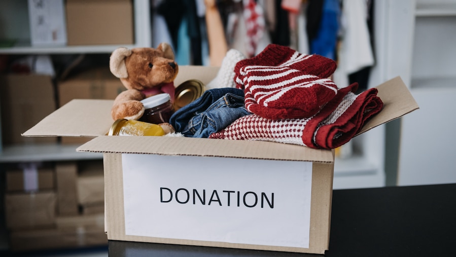 Charitable donations for the holiday season.