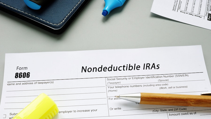 Tax Form 8606 for nondeductible IRA contributions.