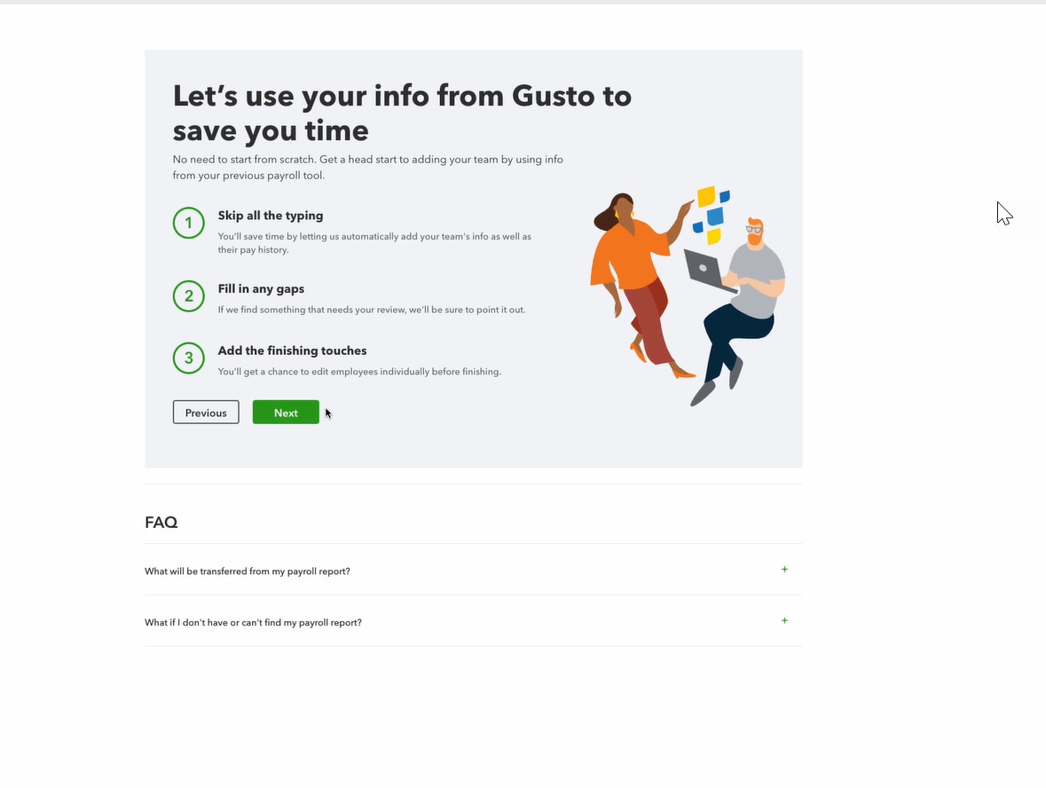 New QuickBooks Online Payroll setup automation New QuickBooks Online Payroll setup automation