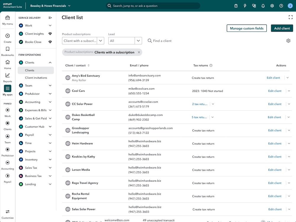QuickBooks Online Accountant vs. Intuit Accountant Suite: A guide to the new look and features.