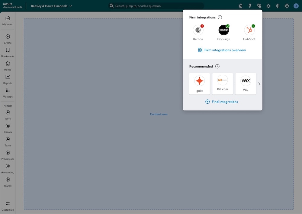 QuickBooks Online Accountant vs. Intuit Accountant Suite: A guide to the new look and features.