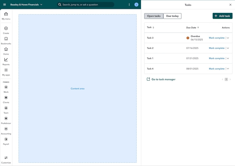 QuickBooks Online Accountant vs. Intuit Accountant Suite: A guide to the new look and features.