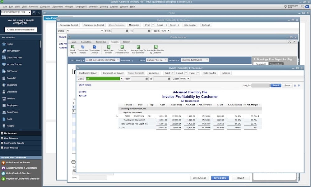QuickBooks Desktop improvements.