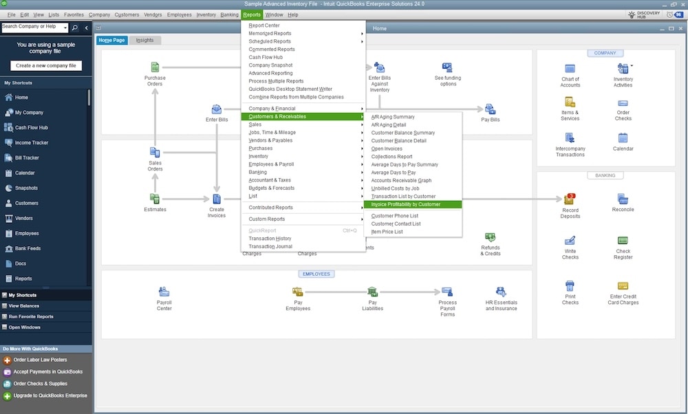 QuickBooks Desktop improvements.