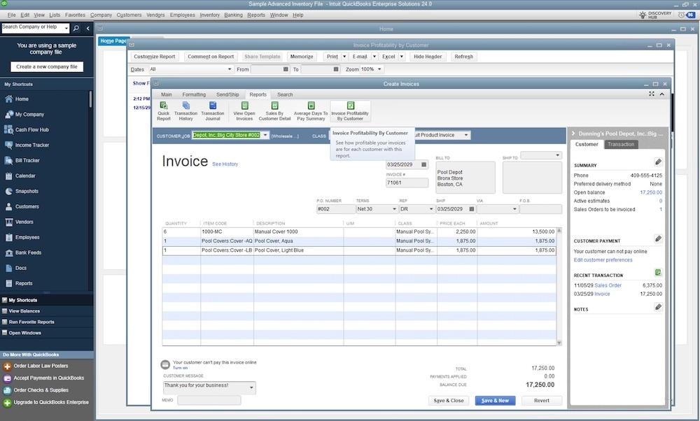 QuickBooks Desktop improvements.