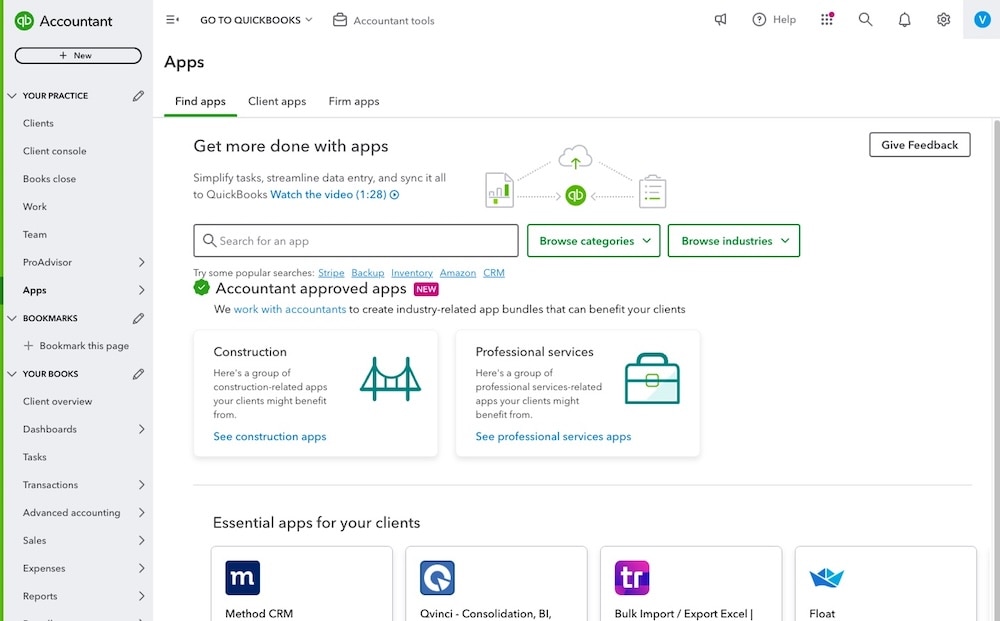 QuickBooks Online Accountant vs. Intuit Accountant Suite: A guide to the new look and features.