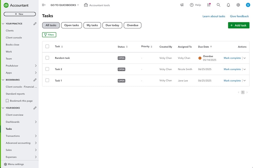QuickBooks Online Accountant vs. Intuit Accountant Suite: A guide to the new look and features.