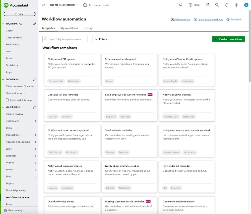 QuickBooks Online Accountant vs. Intuit Accountant Suite: A guide to the new look and features.