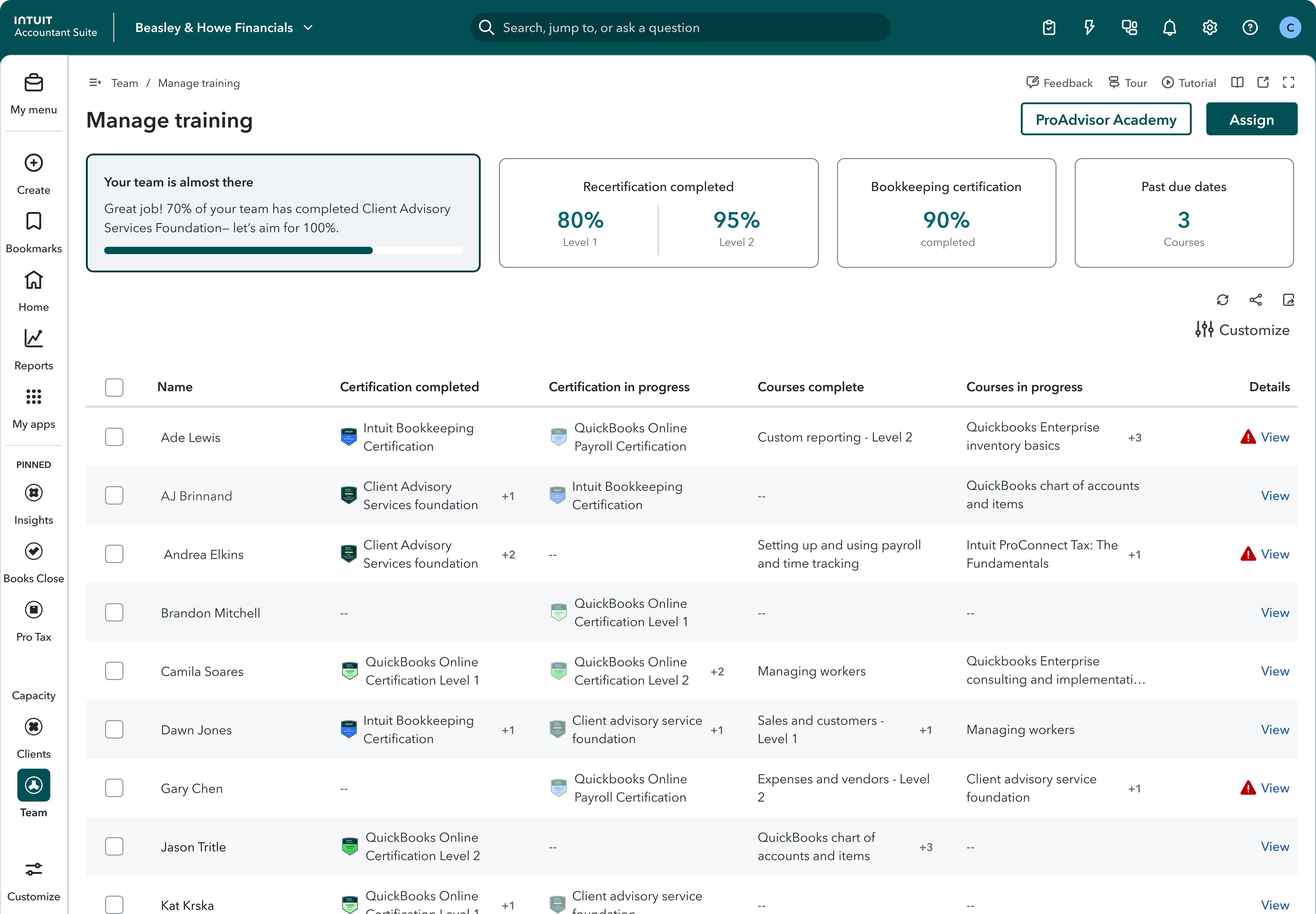 New ProAdvisor Program.