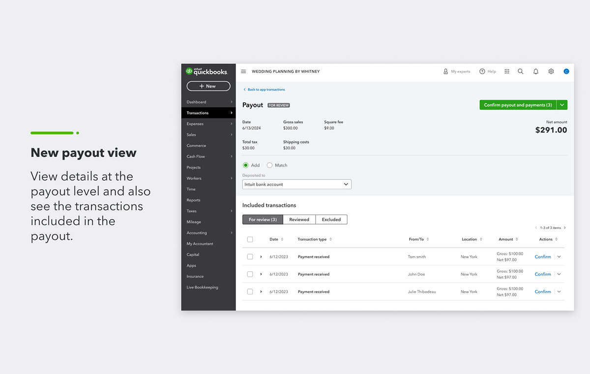 Image of Square Connector by QuickBooks app