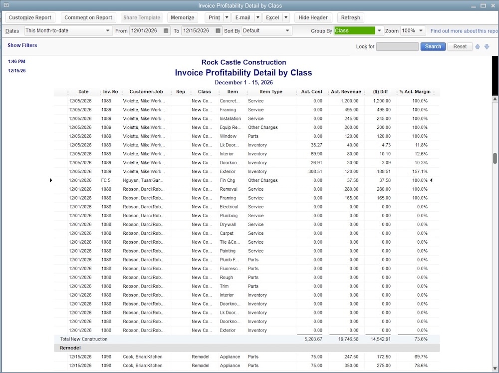 QuickBooks Desktop improvements