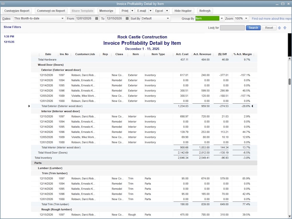 QuickBooks Desktop improvements