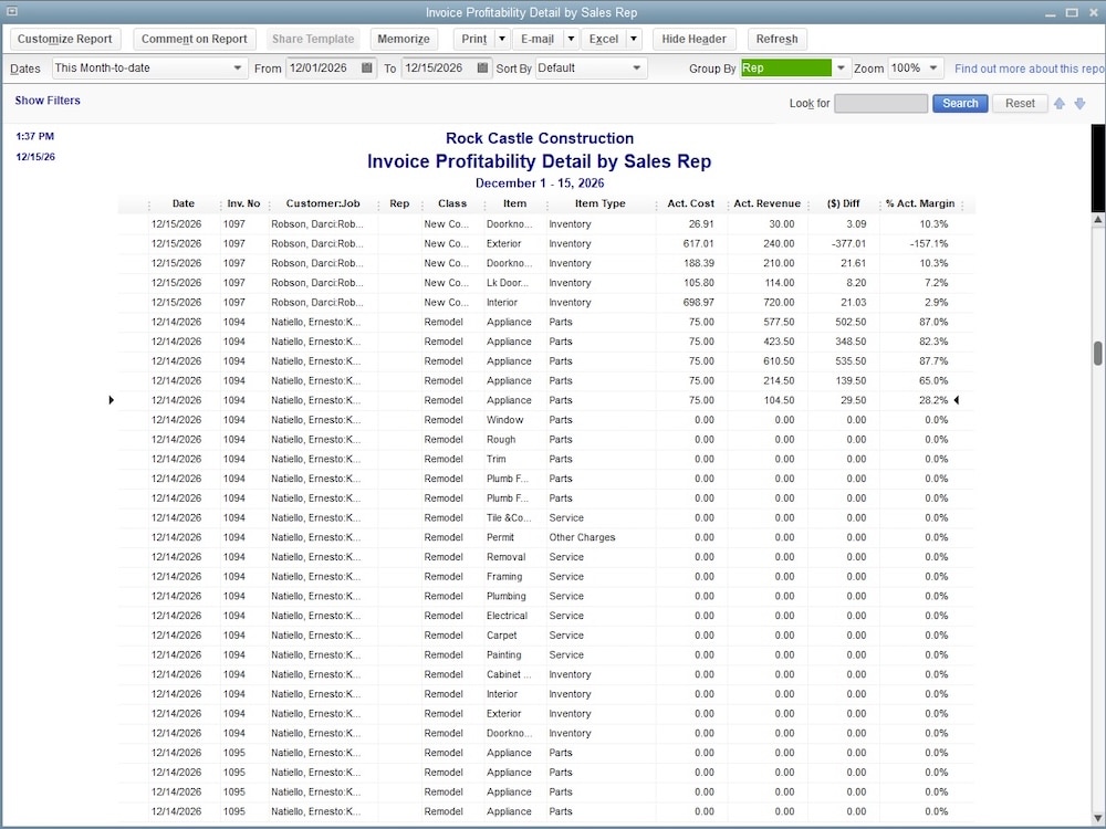 QuickBooks Desktop improvements