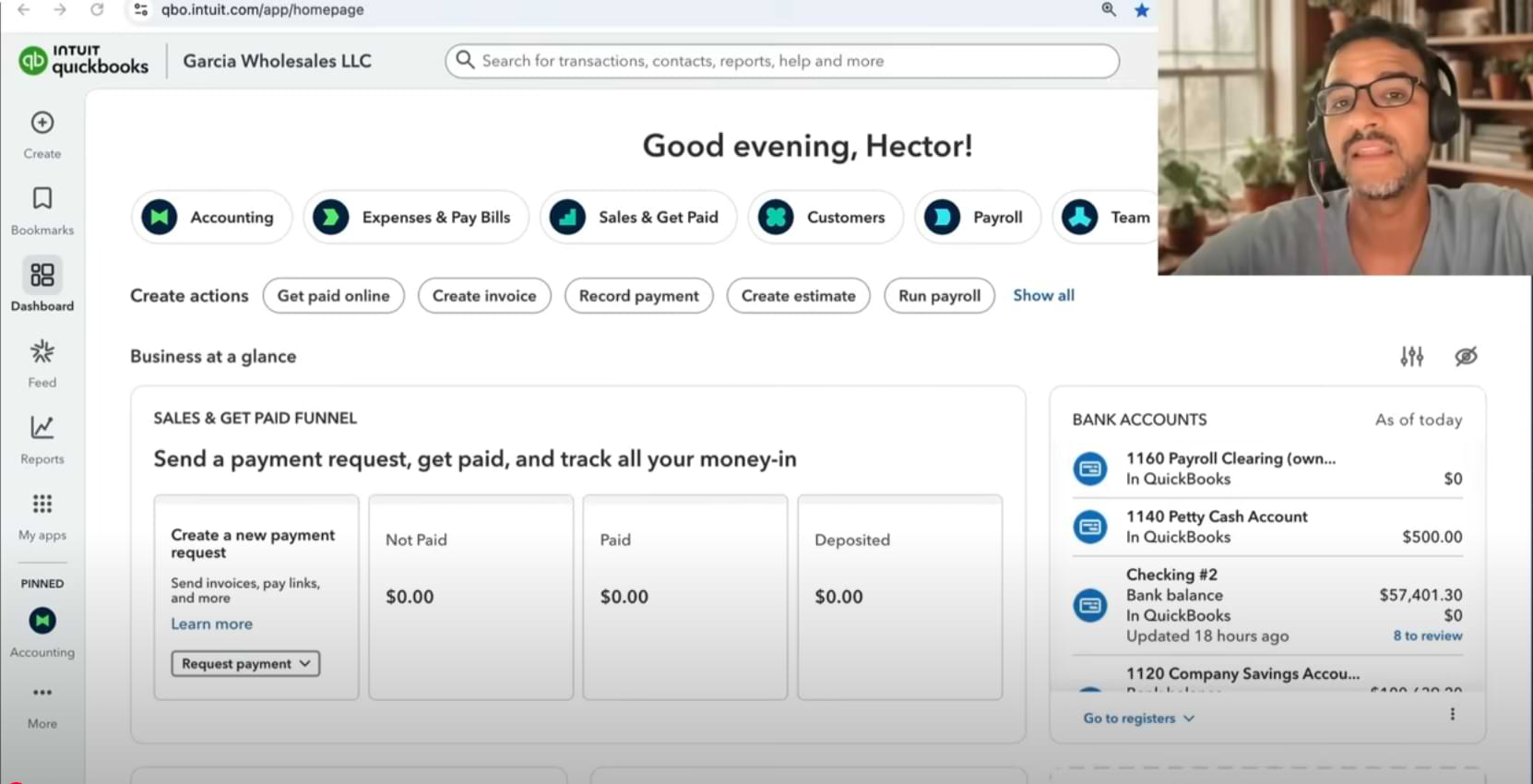 Hector Garcia tutorial: QuickBooks Online’s new interface, AI capabilities, and workflows