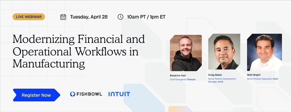 Webinar on Modernizing Financial Workflows in Manufacturing