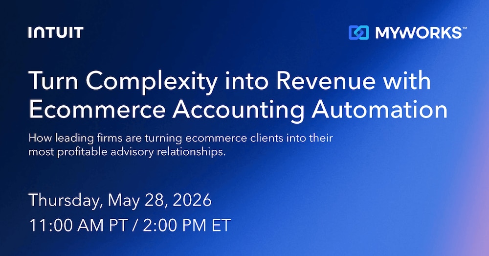 Ecommerce Accounting Automation Webinar Announcement Banner - Your ecommerce clients are getting more complex; here's how top firms are turning that into an advantage.