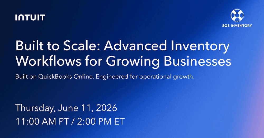 Advanced Inventory Workflows Webinar Event Banner.